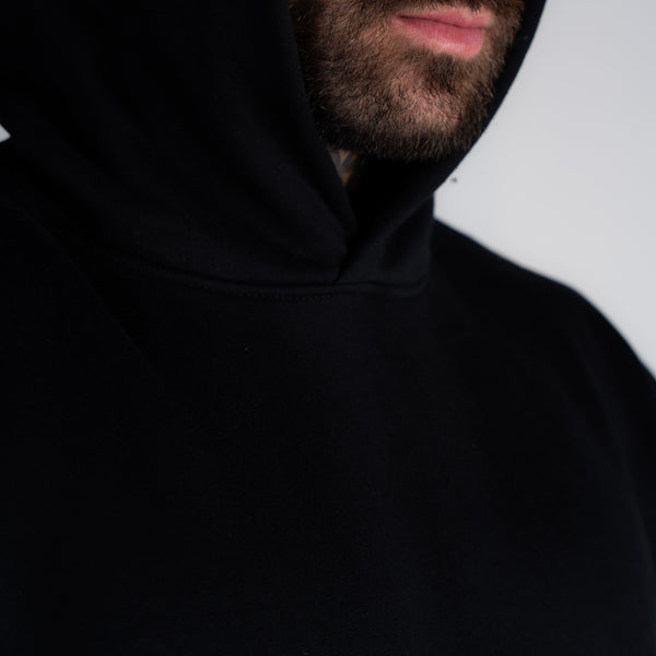 Blusa de Moletom Oversized Cloud Preto