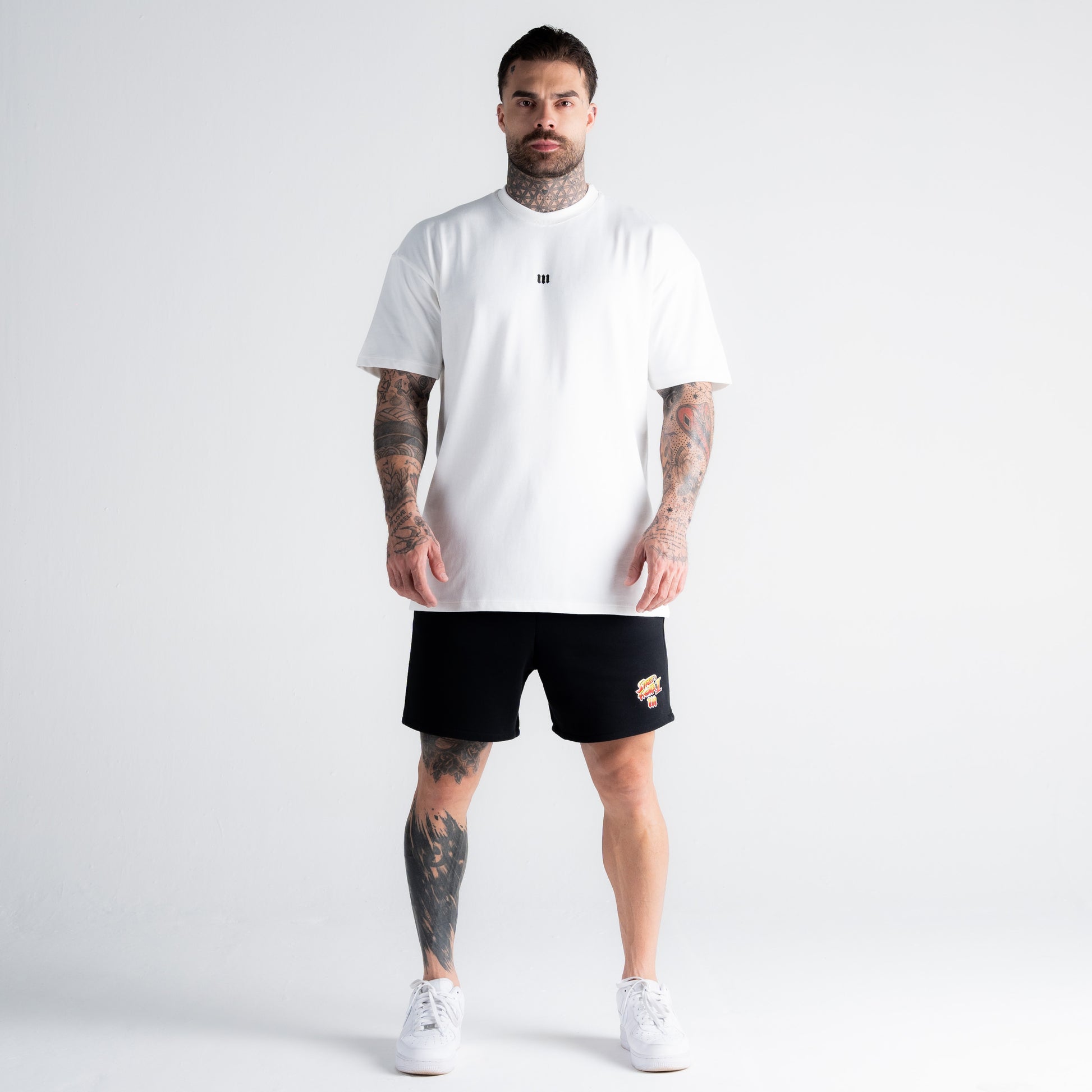 Camiseta Oversized Street Fighter Balrog Off White