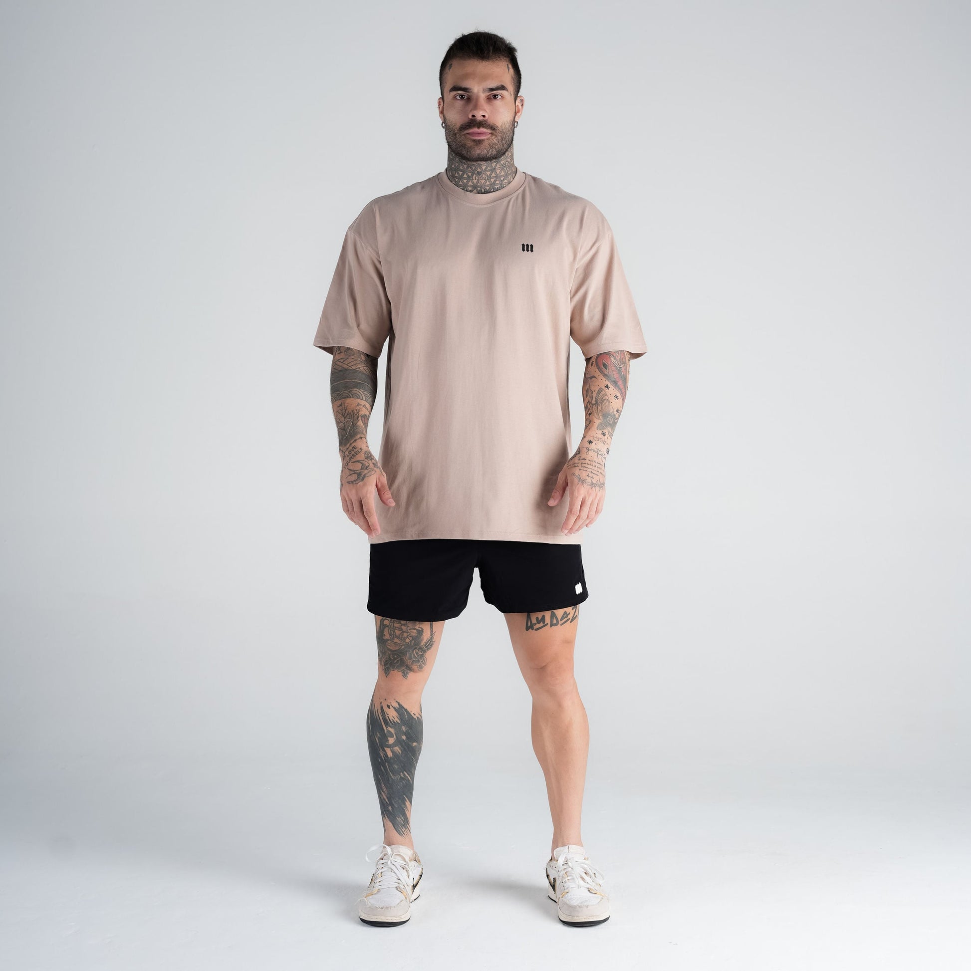 Camiseta Oversized Mark Bege Mith