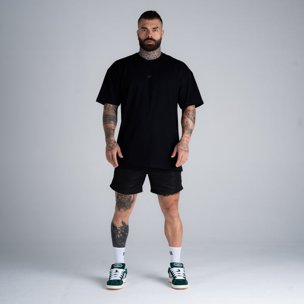 Camiseta Oversized Mith Nation Essentials Preto