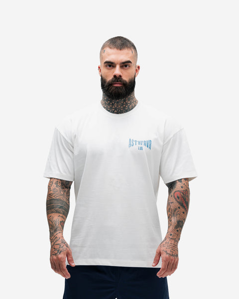 Camiseta Oversized Heavy Off White Mith Nation Lifting Club