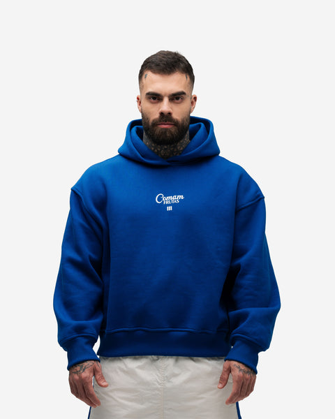 Blusa Moletom Box Comam Frutas Azul