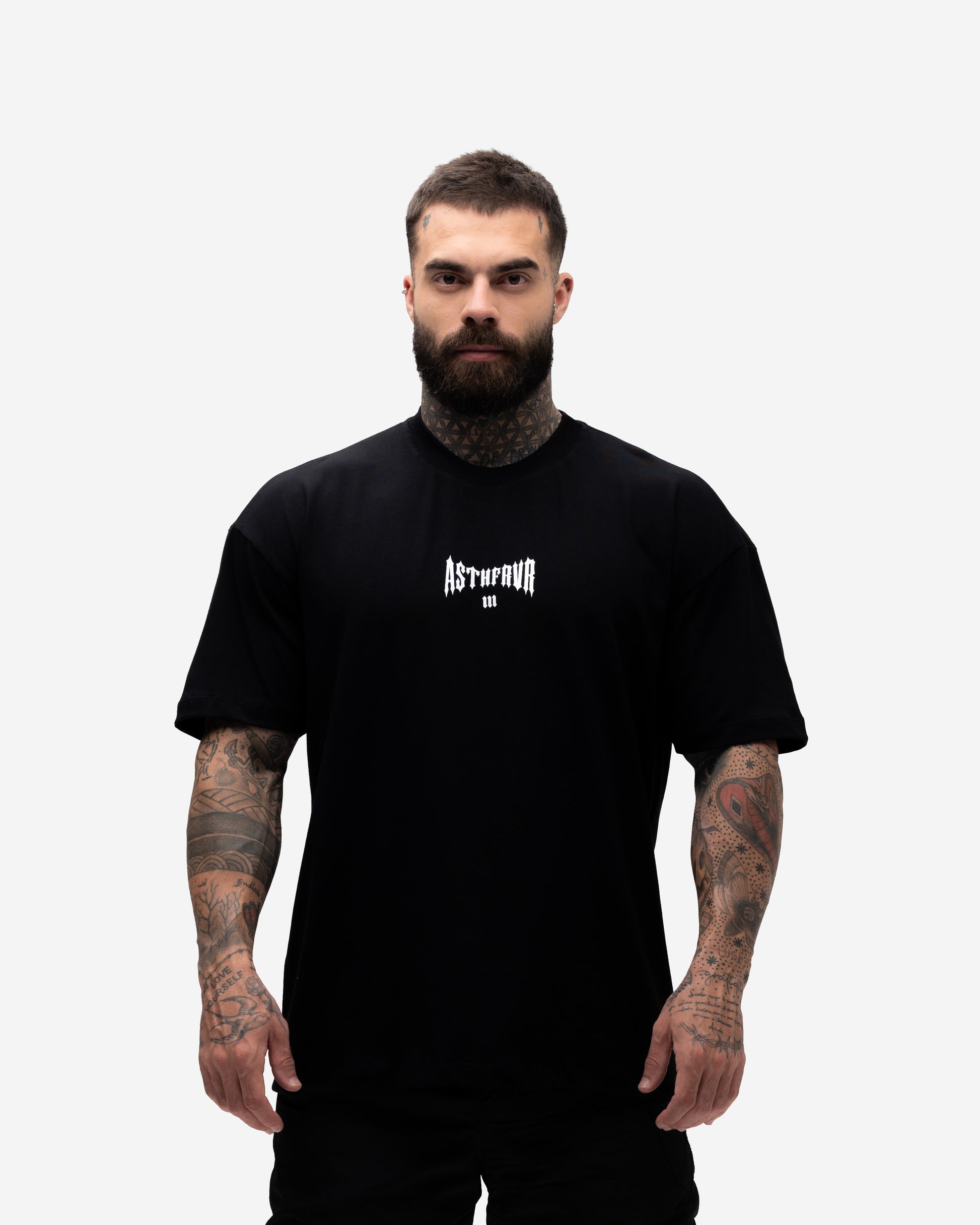 Camiseta <strong>Oversized Treino </strong>Mith X Batman Aesthetic Forever Preto