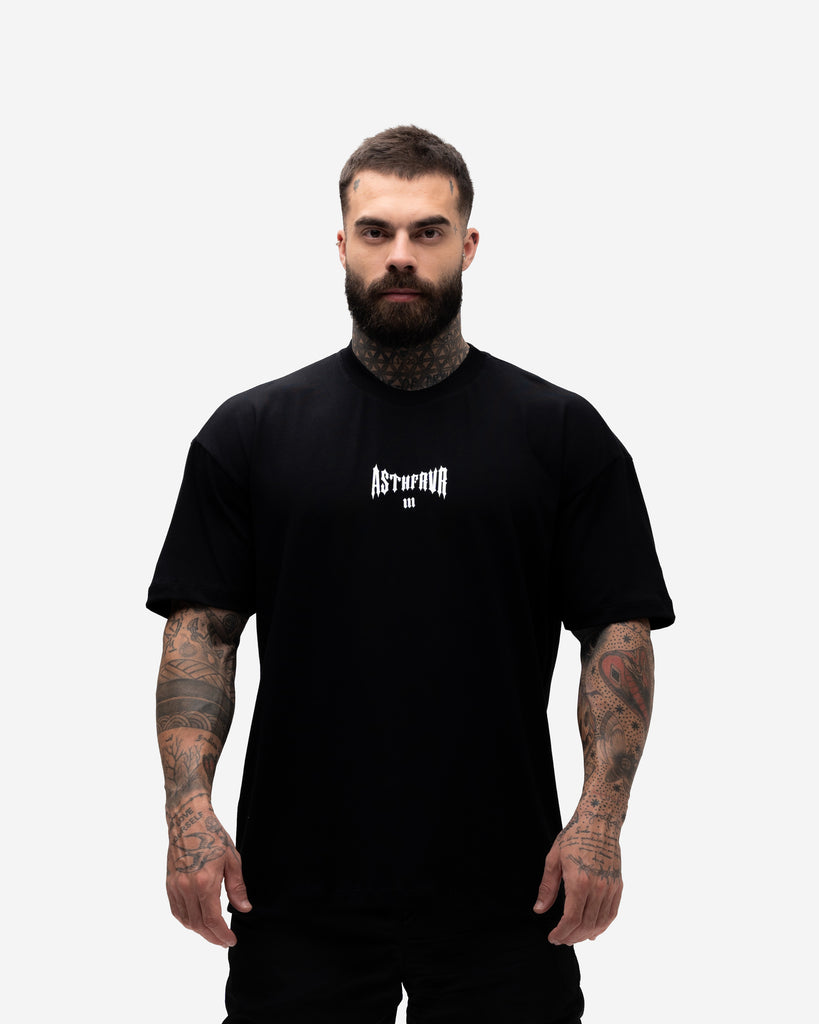 Camiseta <strong>Oversized Treino </strong>Mith X Batman Aesthetic Forever Preto