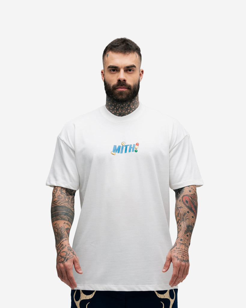 Camiseta Oversized Mith Comam Frutas Kit Off White