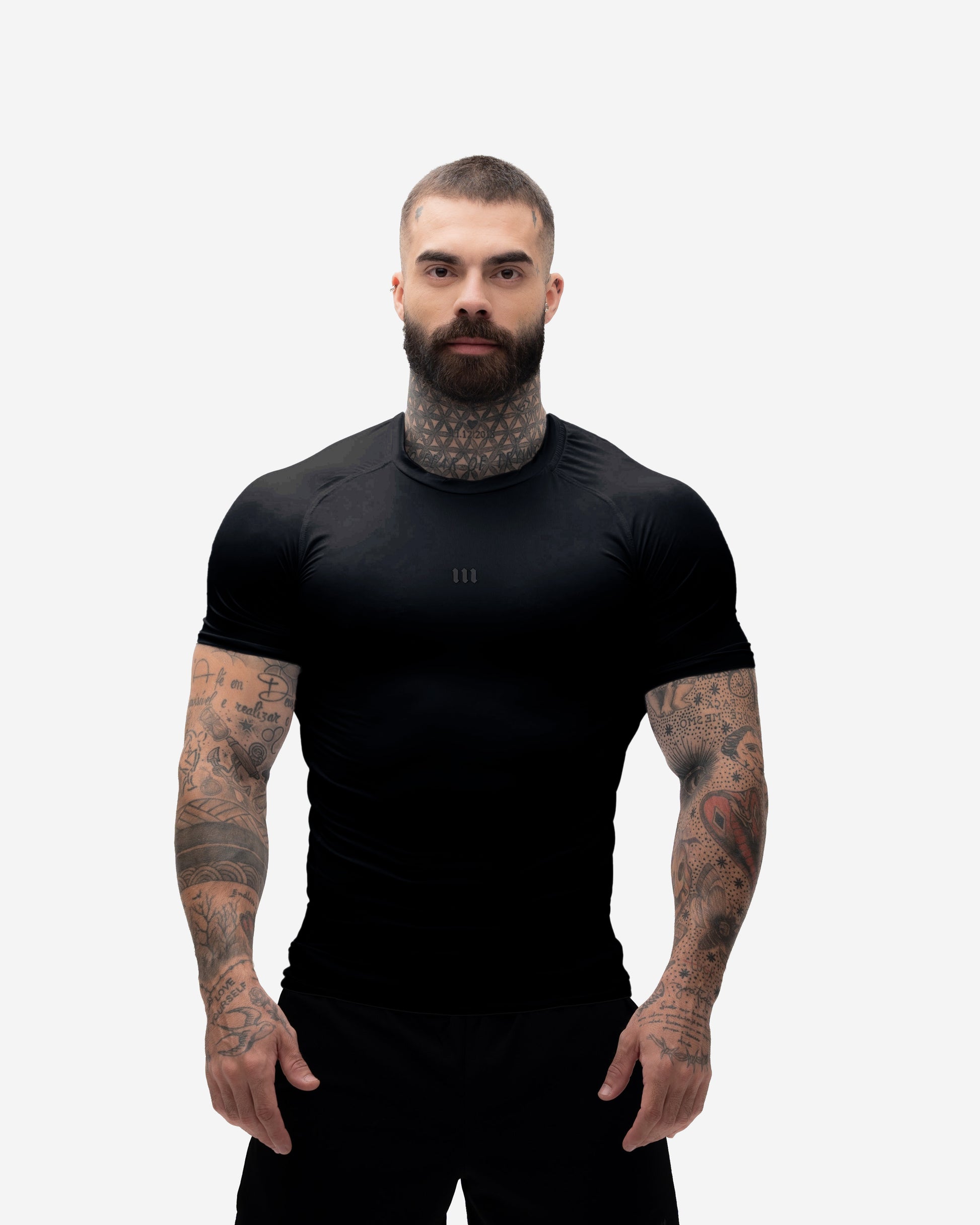 Camiseta Compressão Preto Mith Nation Icon