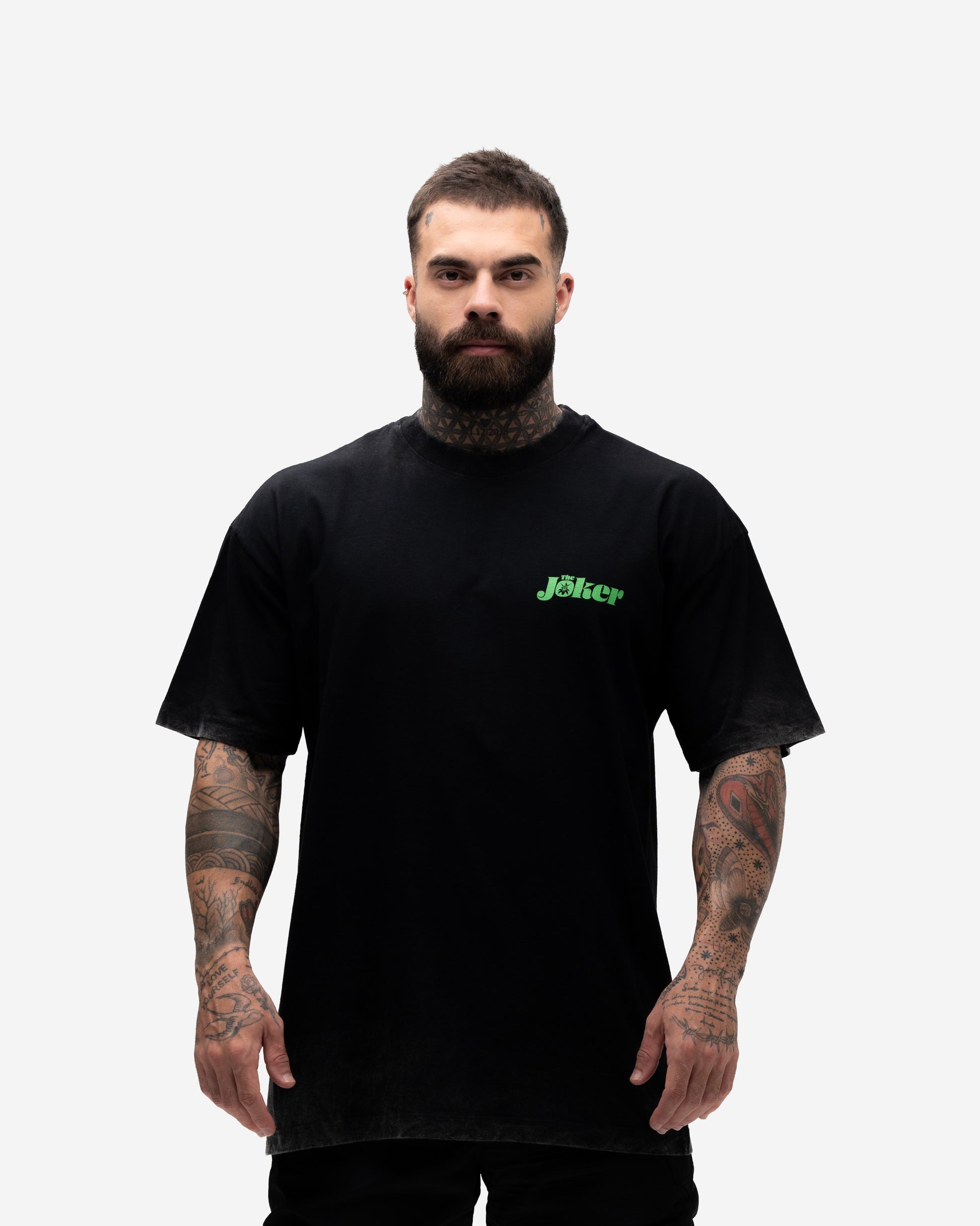 Camiseta <strong>Oversized Estonada Premium</strong> Mith X Joker Preto