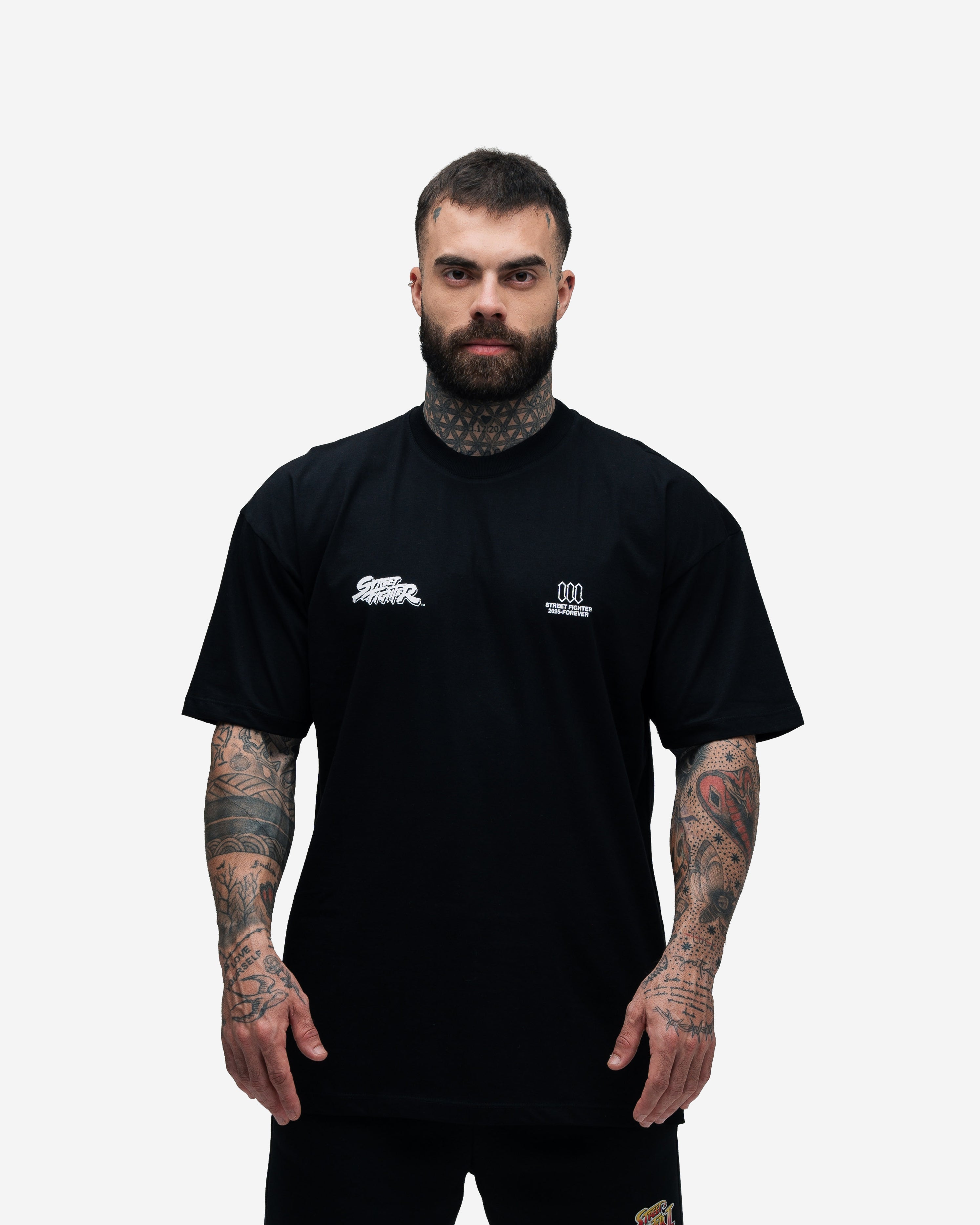 Camiseta Oversized Street Fighter Chun Li Ft Cammy Preto – Mith