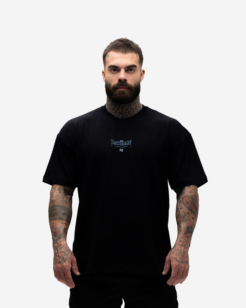 Camiseta <strong>Oversized Treino</strong> Mith X Batman Darkness Preto
