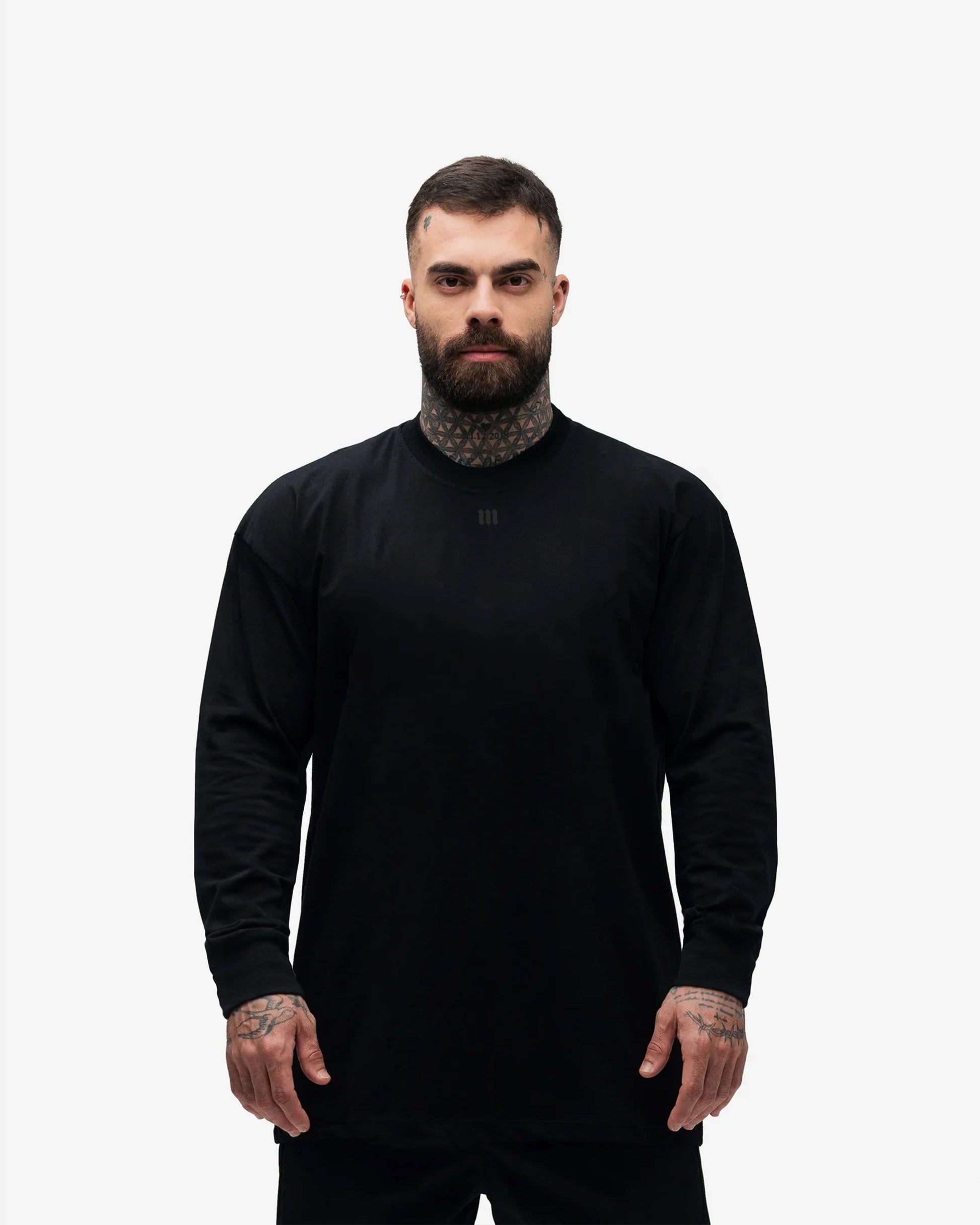 Camiseta Manga Longa Preto Mith Nation