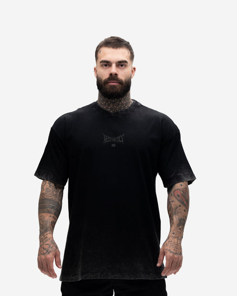 Camiseta Oversized Premium Estonada Mith Nation Asthfrvr Preto