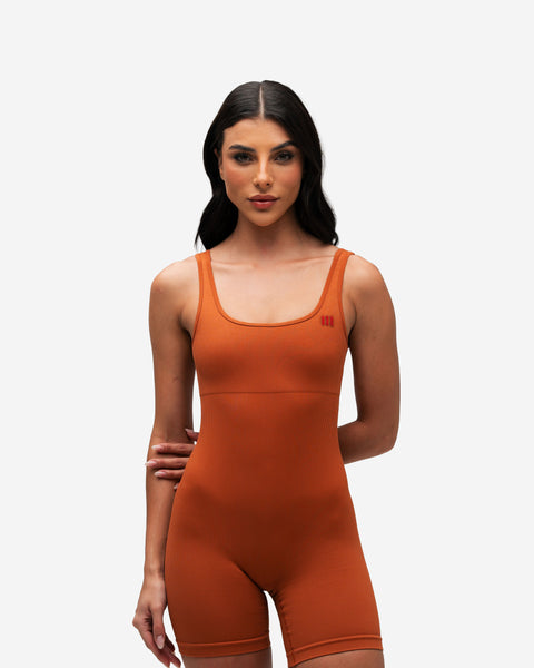 Macaquinho Mith Everyday Seamless Marrom