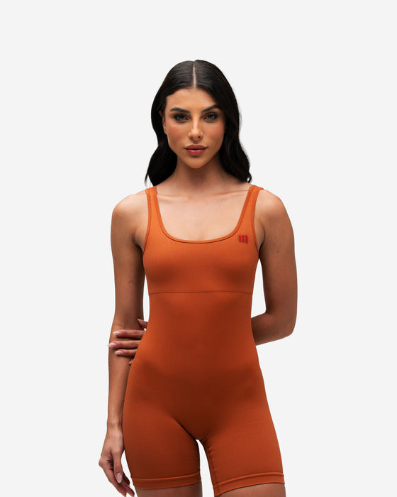 Macaquinho Mith Everyday Seamless Marrom