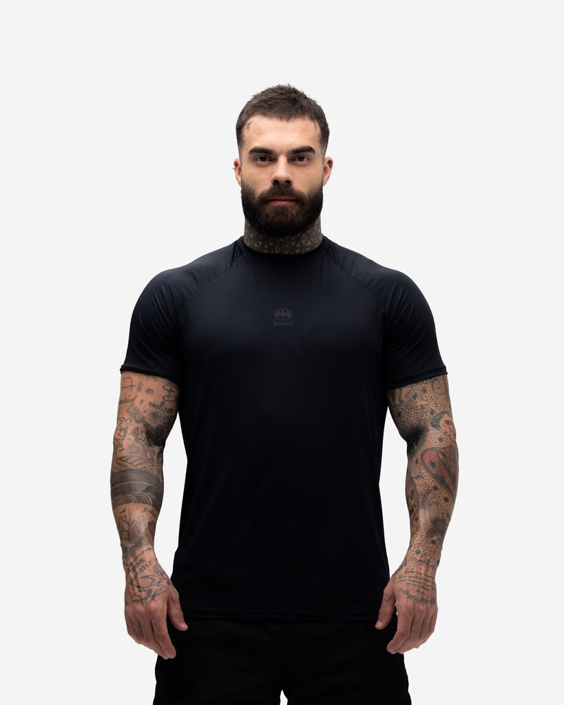 Camiseta <strong>Dry Compressão</strong> Mith X Batman Insignia Preto