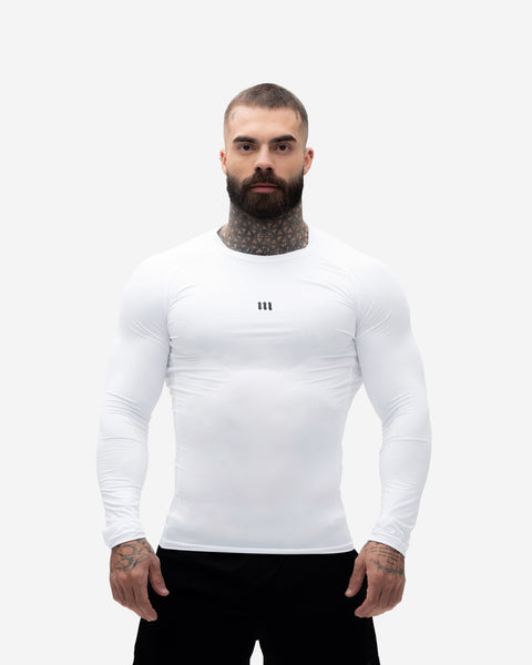Camisa <strong>Manga Longa Compressão </strong> Branca Mith Nation Icon