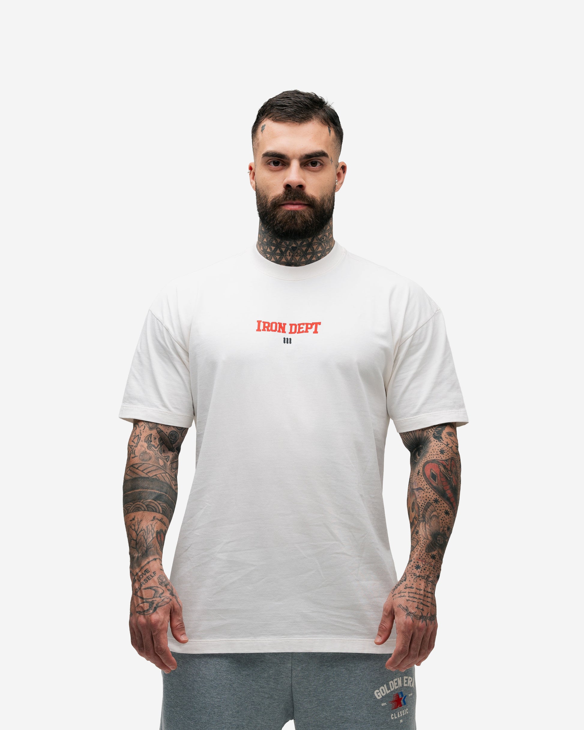 Camiseta Oversized Mith Golden Season Off White