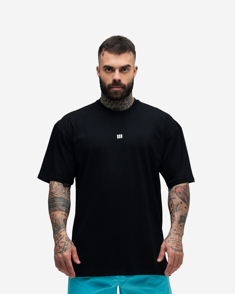 Camiseta Oversized Mith Nation Scribble Preto