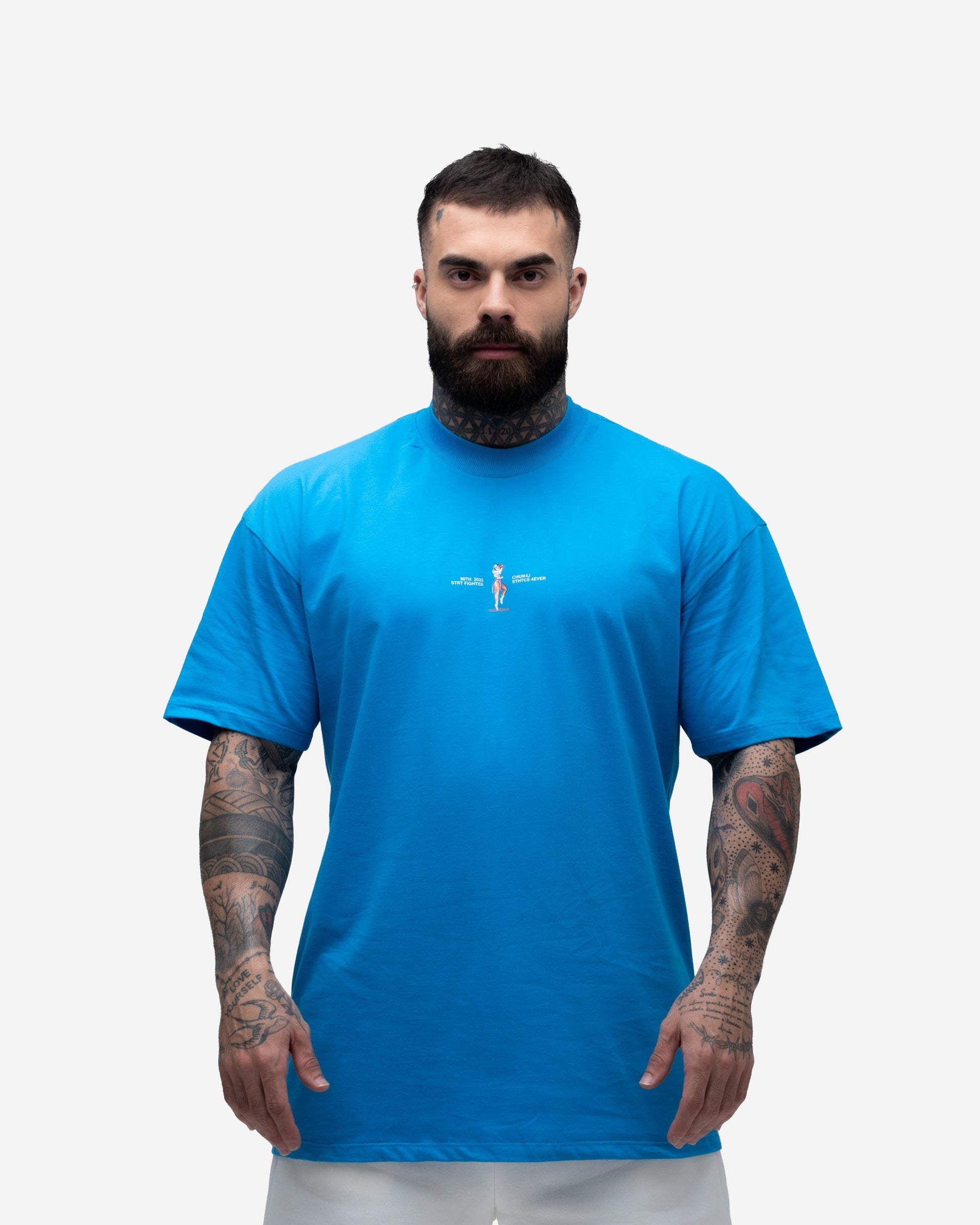 Camiseta Street Fighter Chun Li Azul