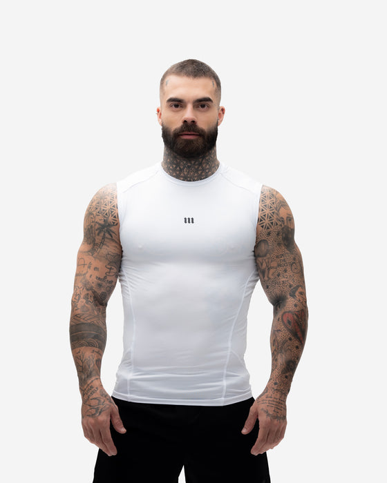 Regata <strong>Compressão</strong> Branco Mith Nation Icon