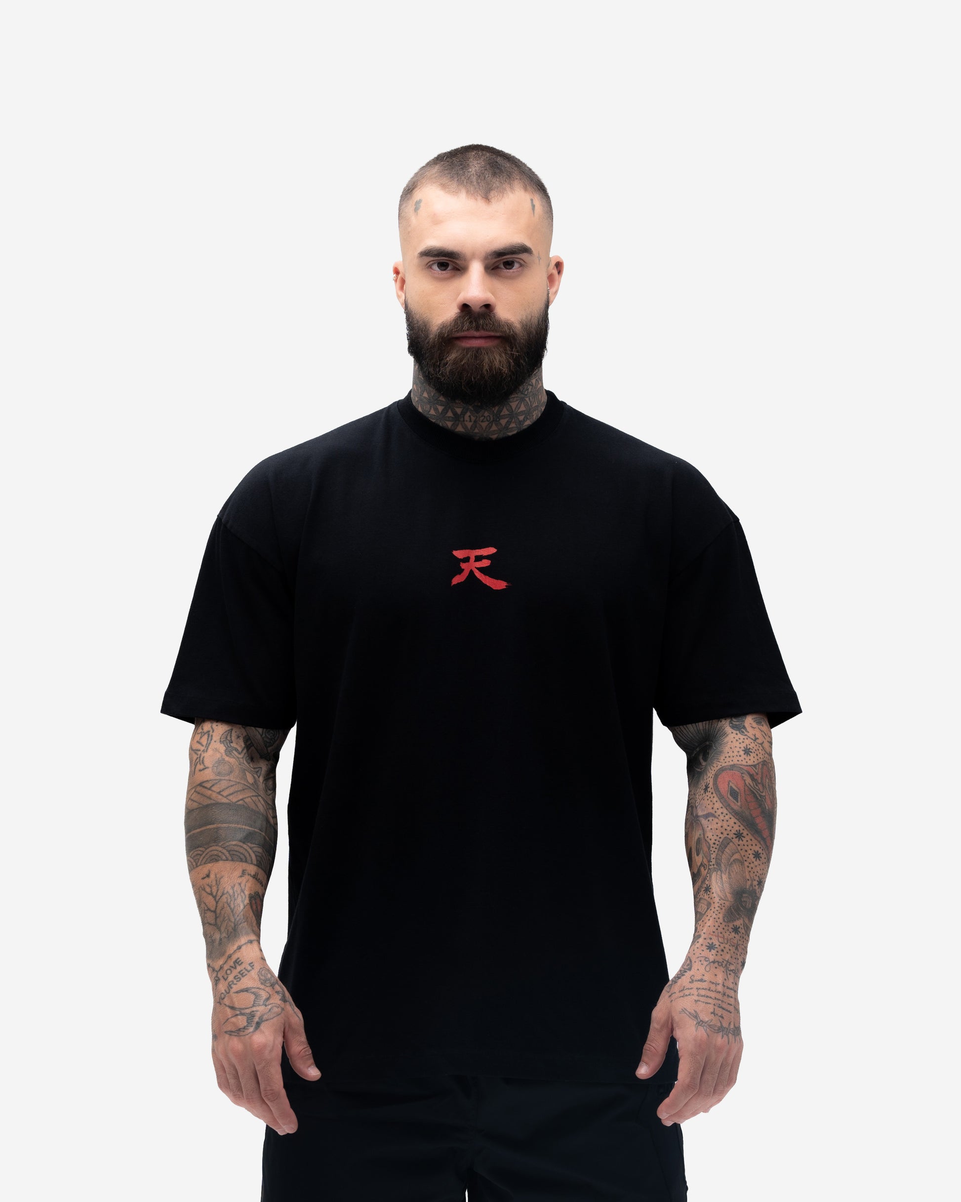 Camiseta <strong>Oversized Treino</strong> Mith Akuma Preto