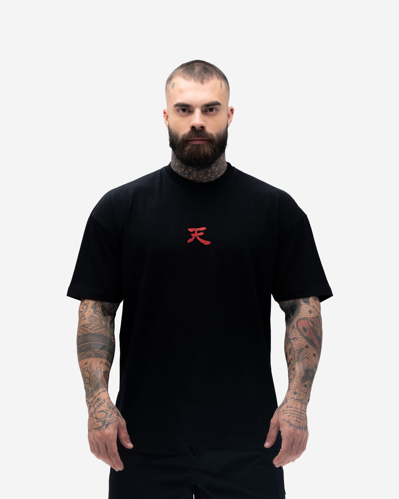 Camiseta <strong>Oversized Treino</strong> Mith Akuma Preto