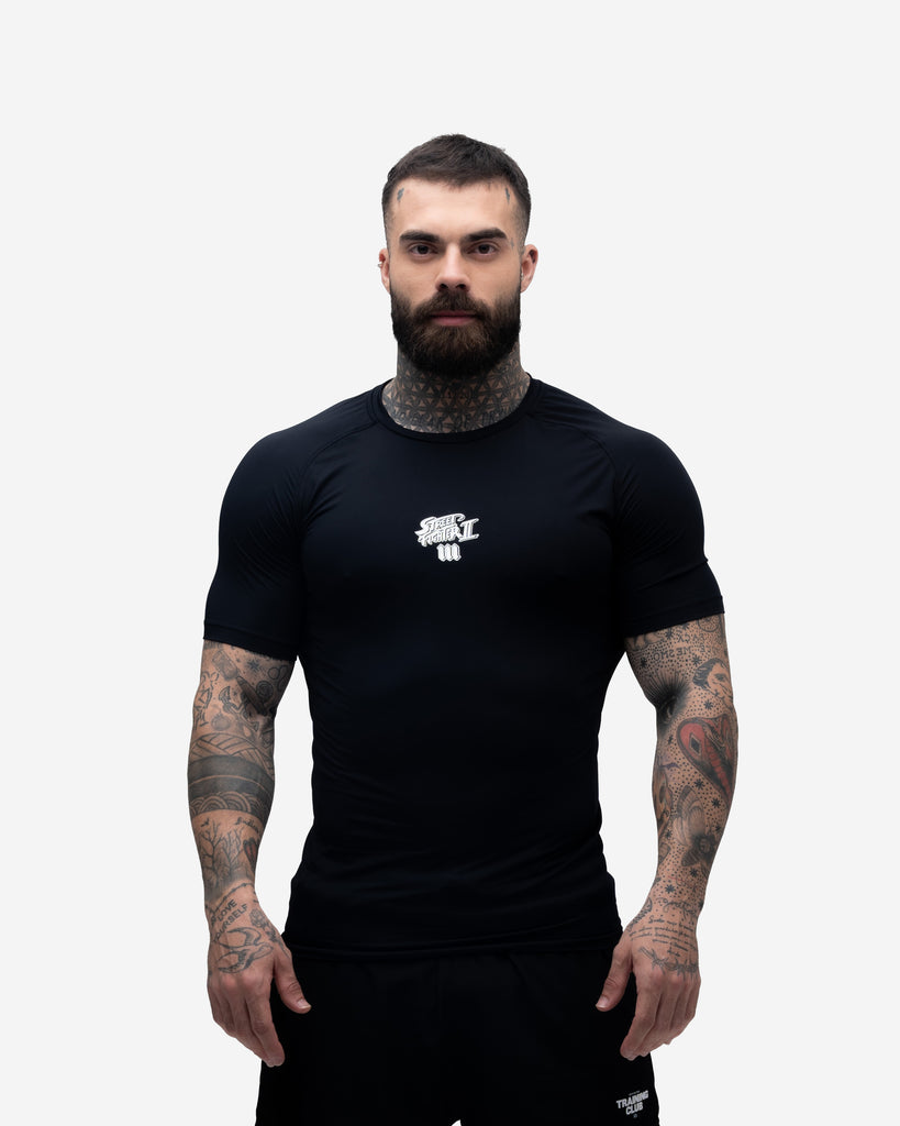 RashGuard Street Fighter You Win Preto