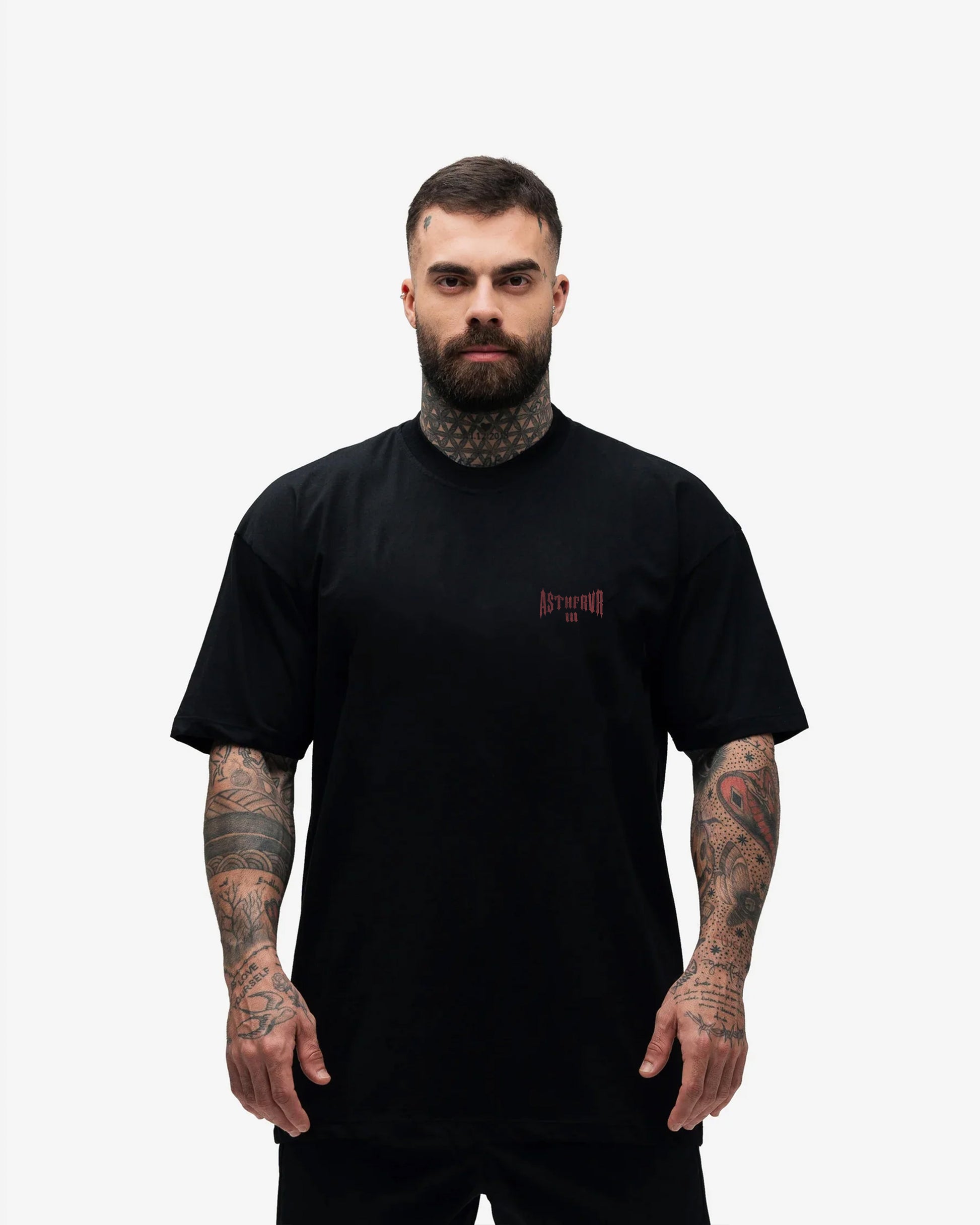 Camiseta Oversized Heavy Preto Mith Nation Lifting Club