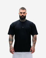 Camiseta Oversized Heavy Preto Mith Nation Logo