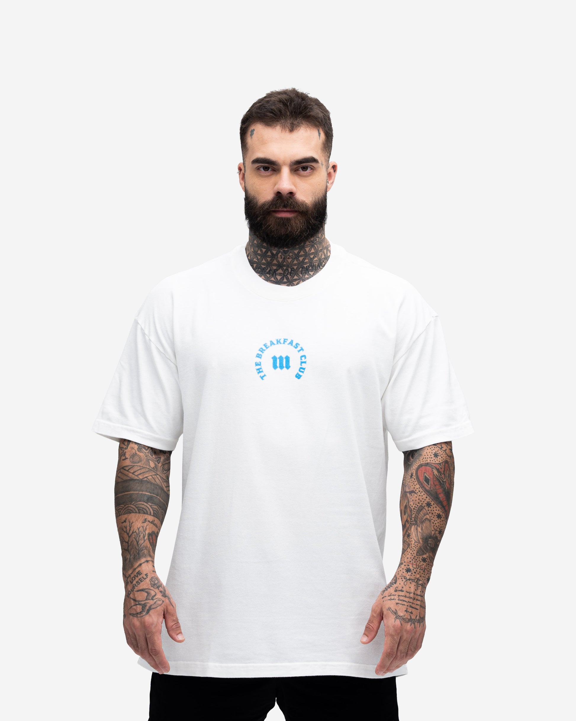 Camiseta Oversized Mith The Breakfast Off White