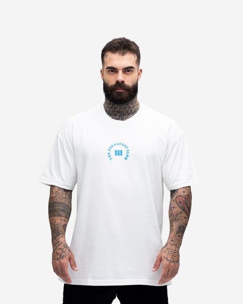 Camiseta Oversized Mith The Breakfast Off White