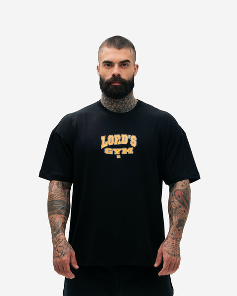 Camiseta Oversized Treino Preto Lord's Gym