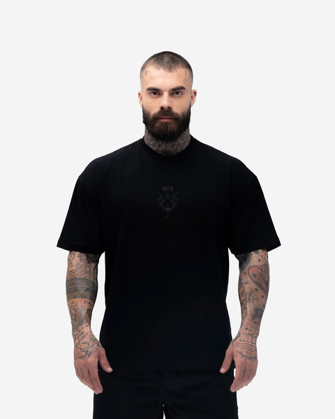 Camiseta Oversized Treino Preta Amor de Puta