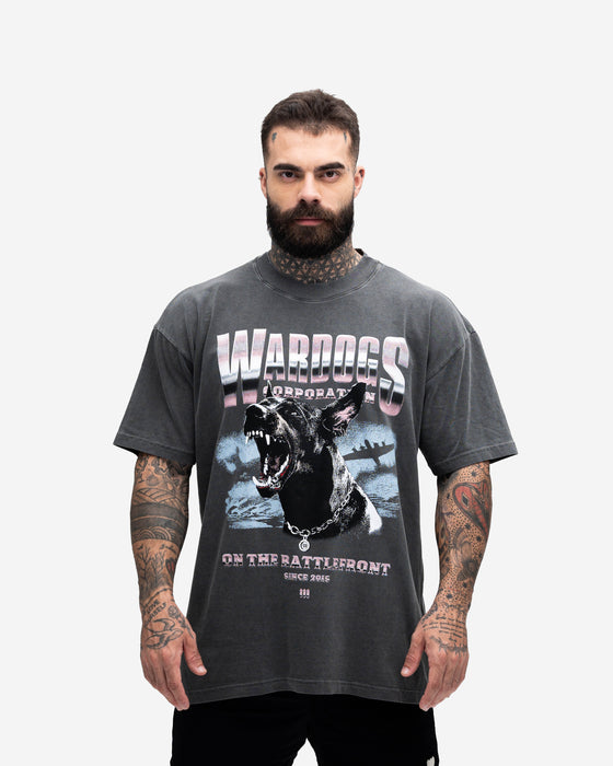Camiseta Oversized Estonada Cinza Mith Wardogs