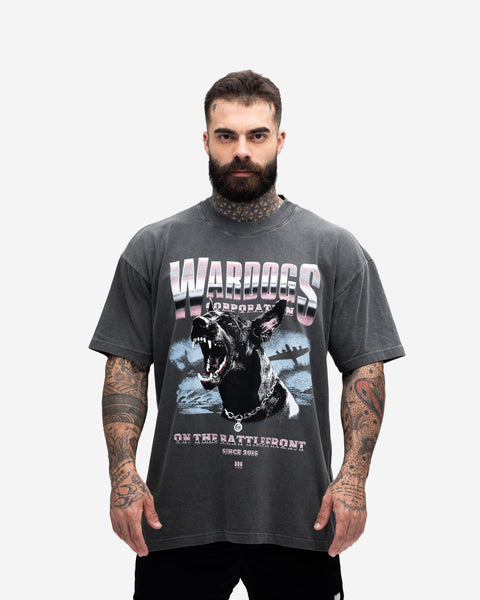 Camiseta Oversized Estonada Mith Wardogs Preto