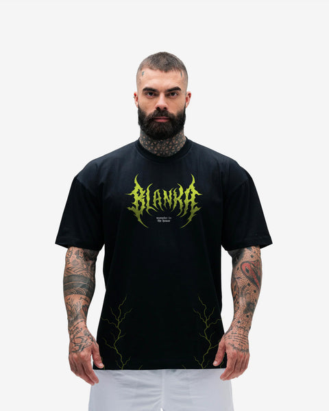 Camiseta  Oversized Treino Preta Mith x Street Fighter Blanka