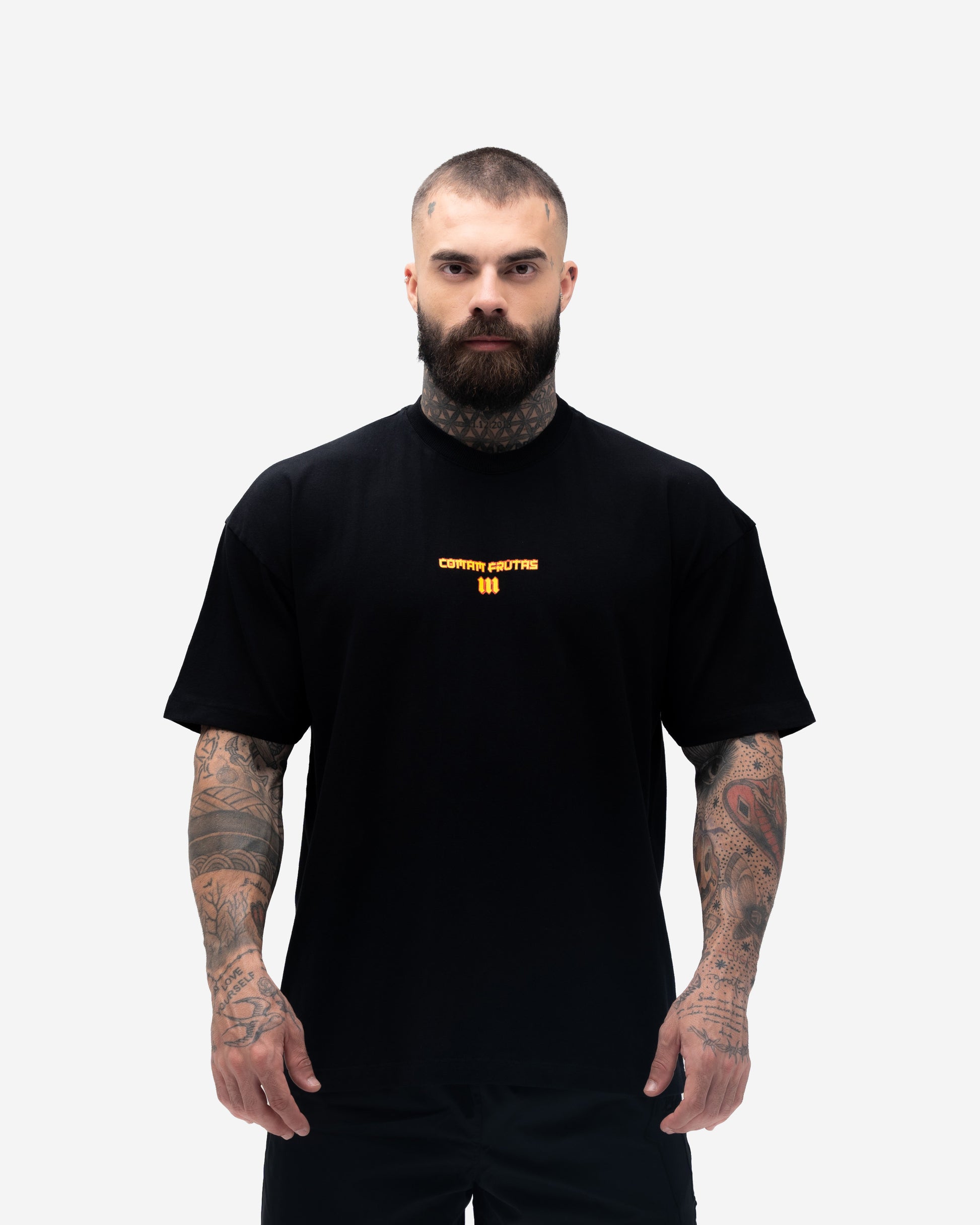 Camiseta <strong>Oversized Treino</strong> Mith Hanya Preto