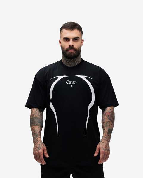 Camiseta <strong>Oversized Treino</strong> Comam Frutas CBF Camisa 10 Preto