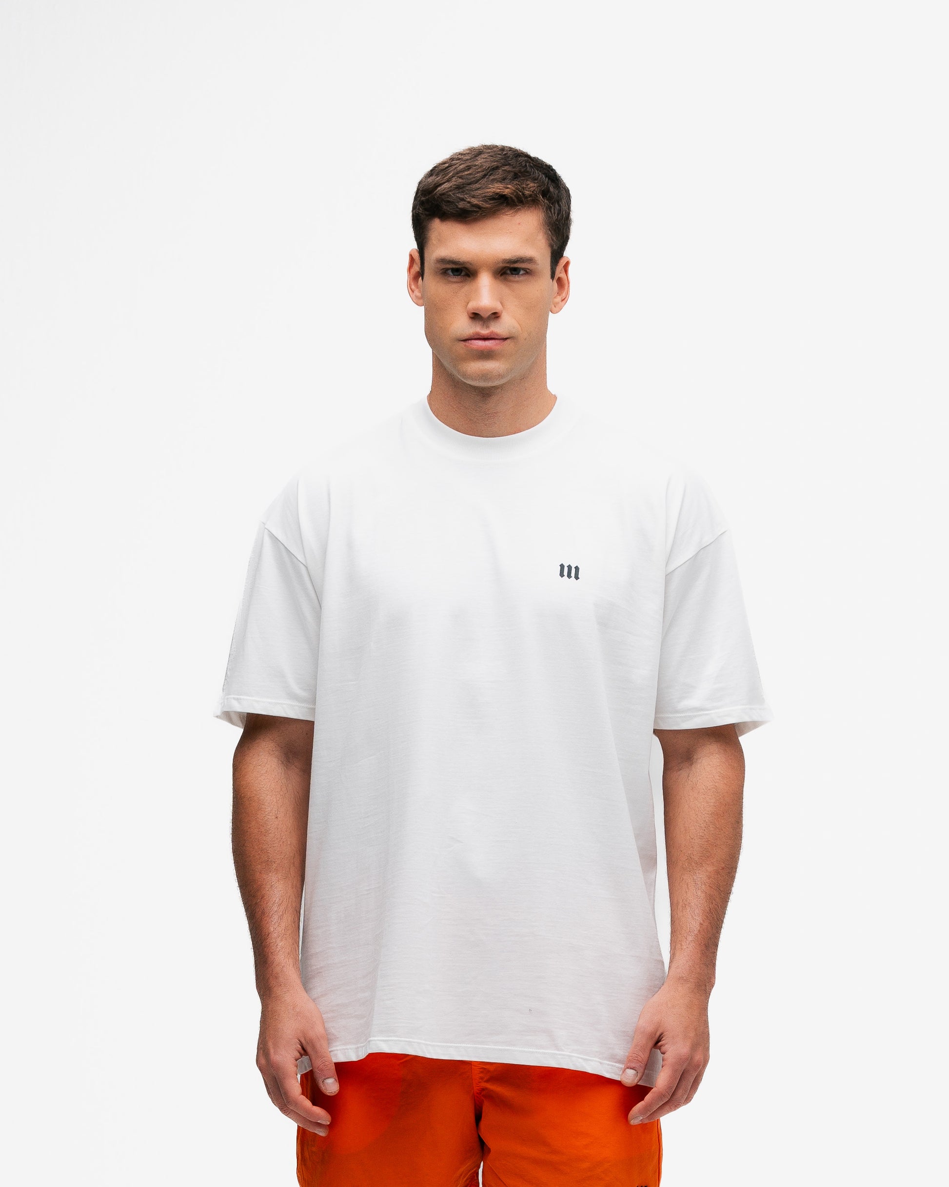 Camiseta Oversized Mith Nation Graphic Doodle Off White