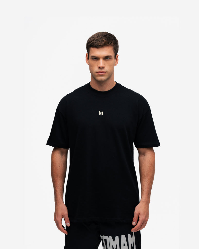 Camiseta Oversized Mith Nation Profile Preto