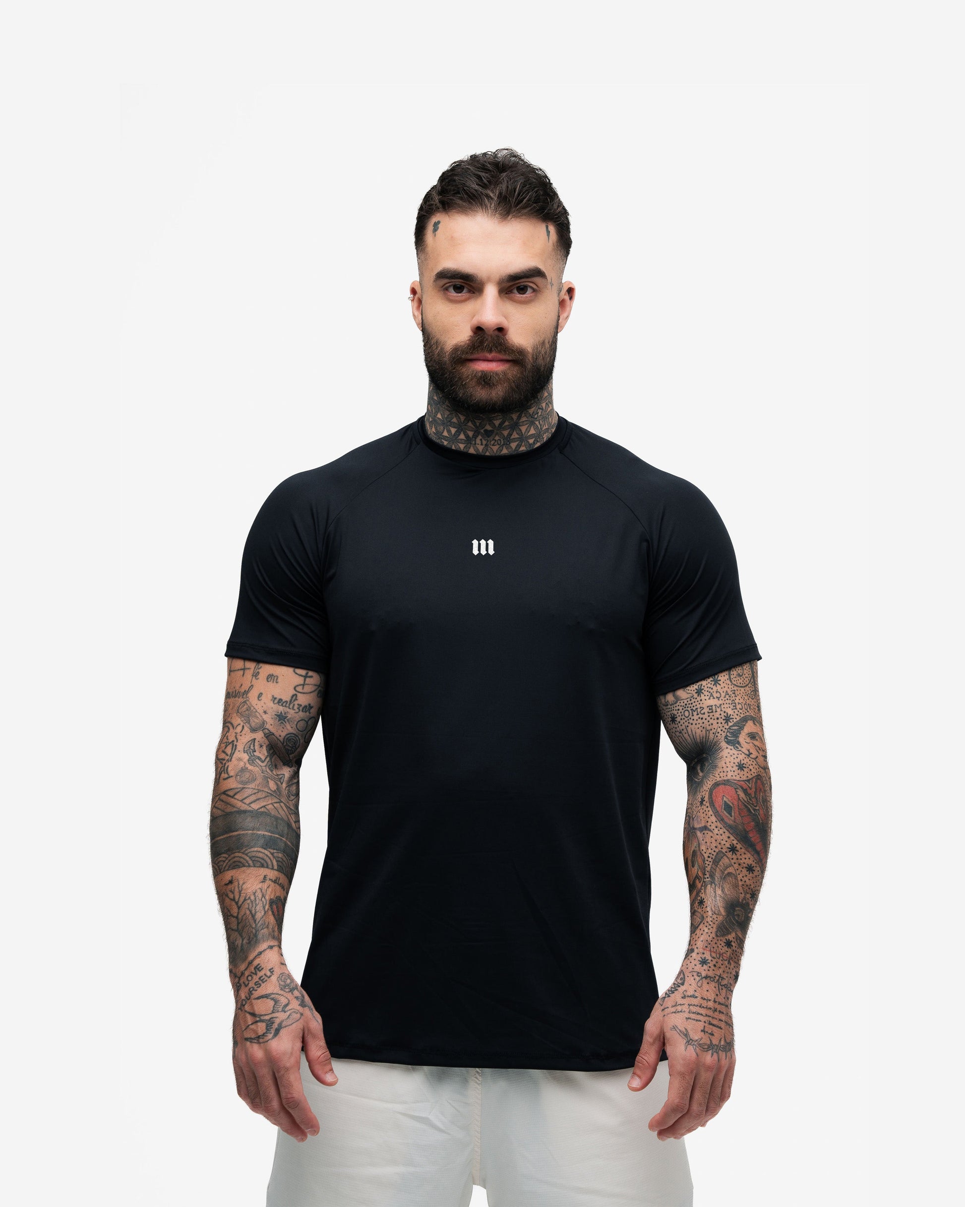 Camiseta Dry Fit Pro Logo Preta Mith