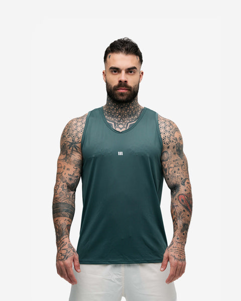 Regata Tank Top Dry Fit Logo Verde