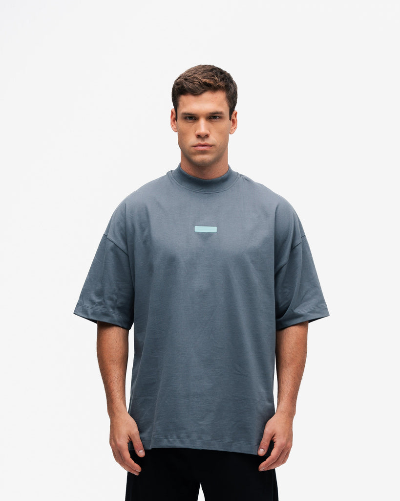 Camiseta Oversized Hazy Mith Aesthetics Cinza