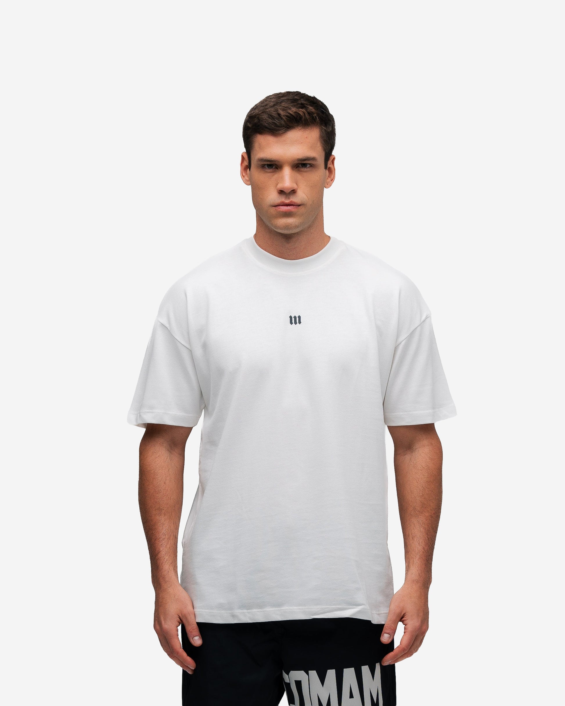 Camiseta Oversized Mith Nation Profile Off White