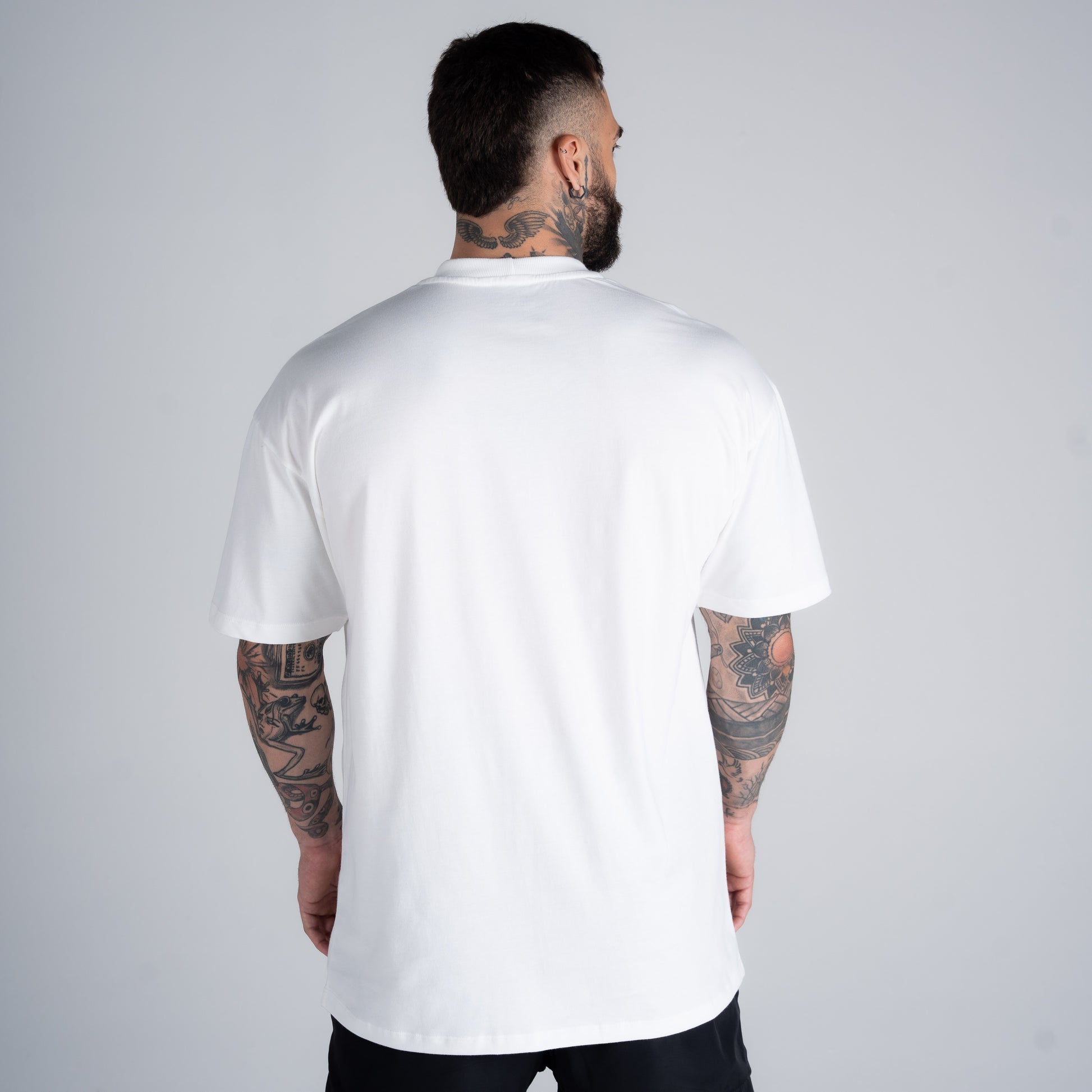 Camiseta Oversized Mith Nation Adornment Off White