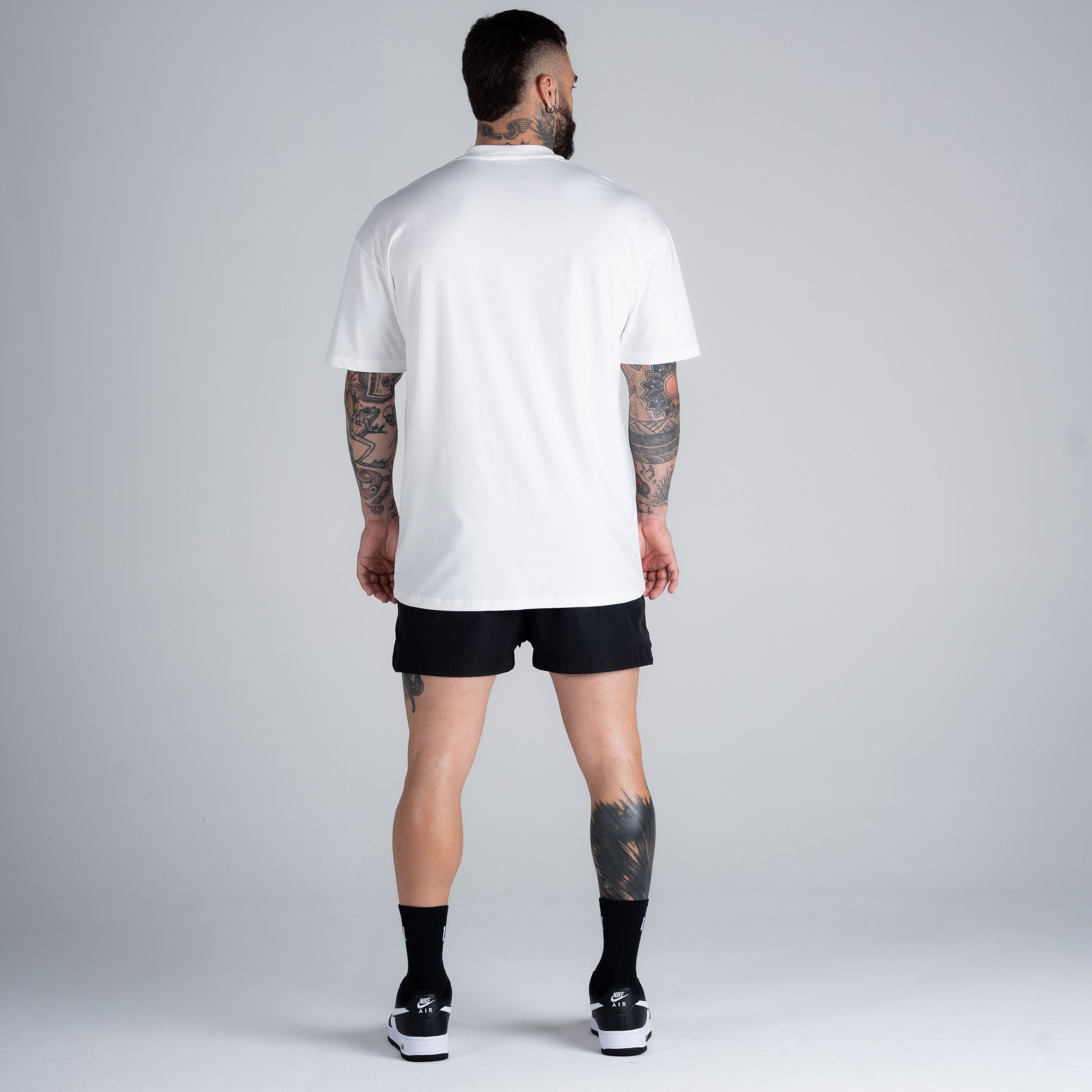Camiseta Oversized Mith Nation Adornment Off White