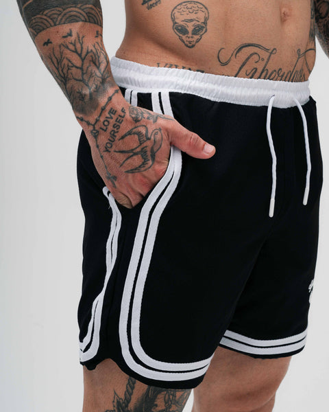 Shorts Curto de Tactel Preto Golden Era