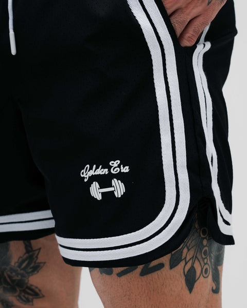 Shorts Curto de Tactel Preto Golden Era