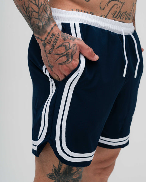 Shorts Curto de Tactel Marinho Golden Era