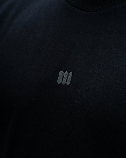 Camiseta Oversized Treino Preto Mith Nation Icon