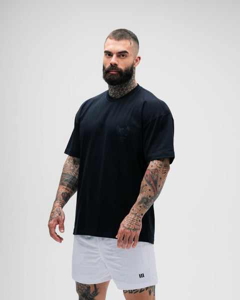 Camiseta Oversized Heavy Preta Mith Nation Training Club